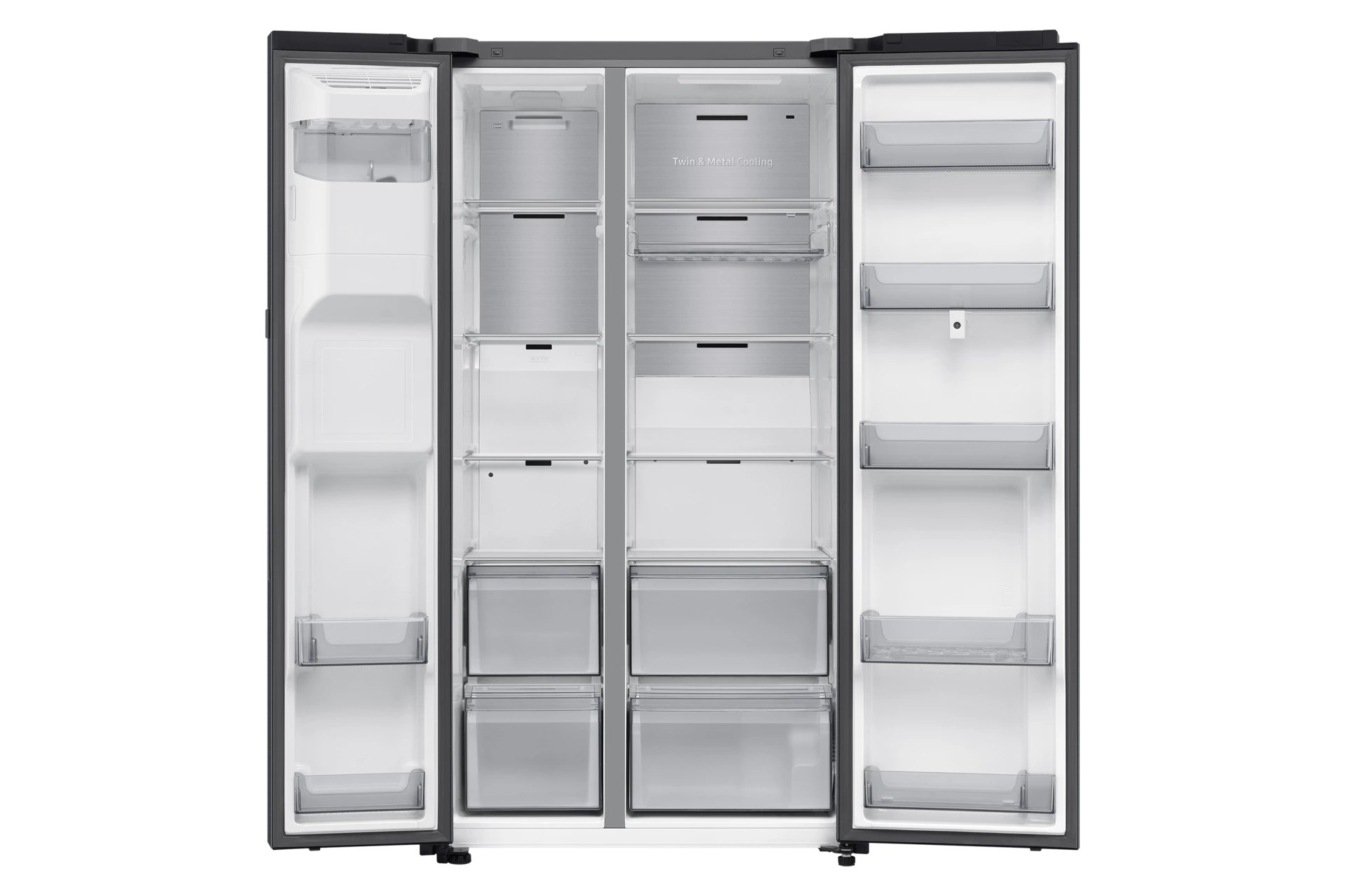 Lodówka Side by Side AI No Frost Family Hub™ 21,5" wys. 178,4 cm RS90F66BEFEO — widok 6