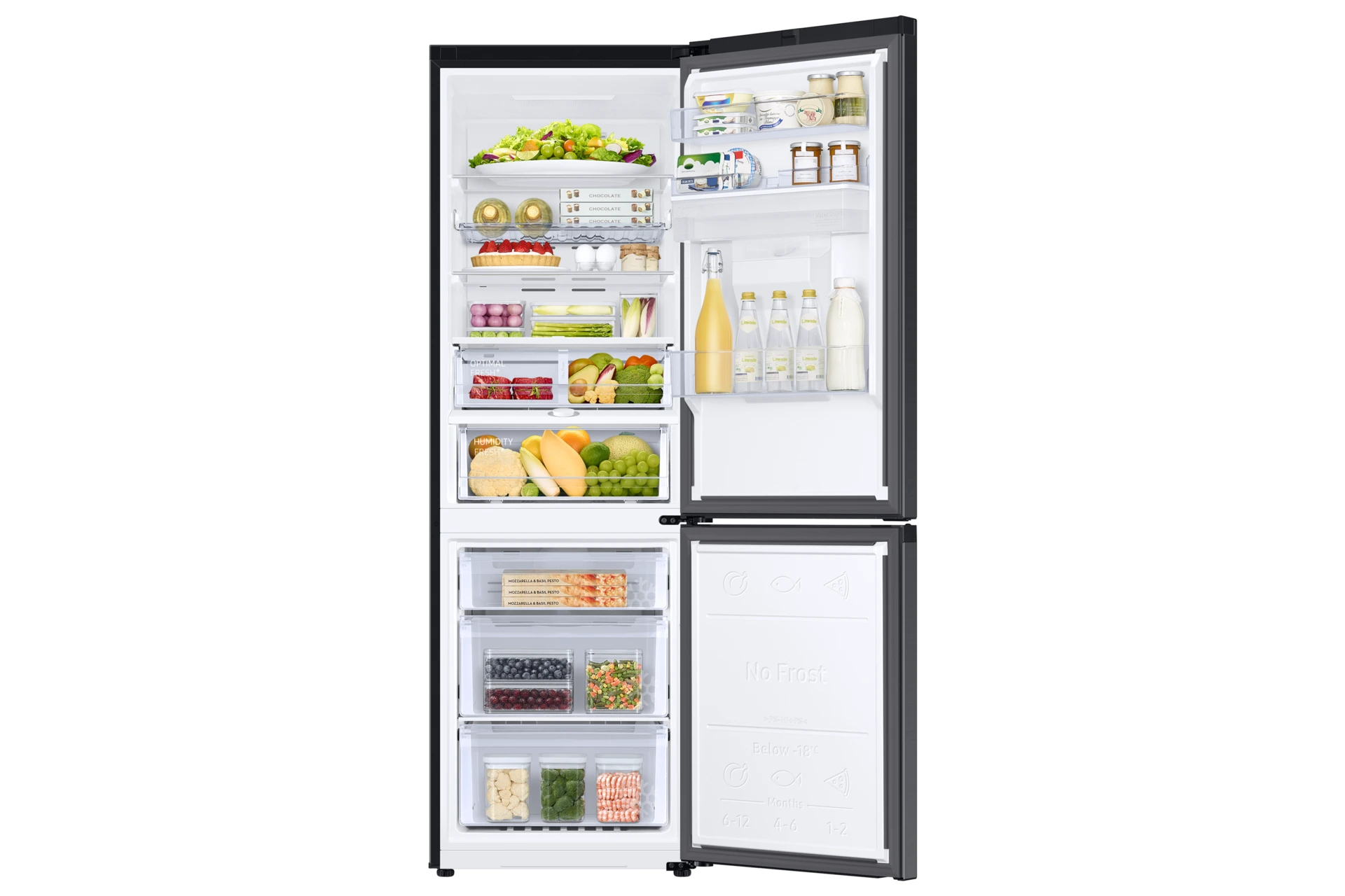 Lodówka AI z dolnym zamrażalnikiem No Frost SpaceMax™ wys. 185,3 cm RB34C635EBN/EF — widok 5