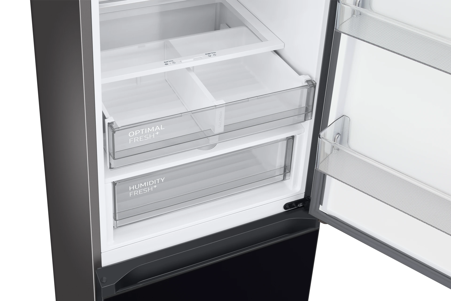 Lodówka Bespoke AI z dolnym zamrażalnikiem No Frost Optimal Fresh + wys. 203 cm RB38C7B5C22/EF — widok 6