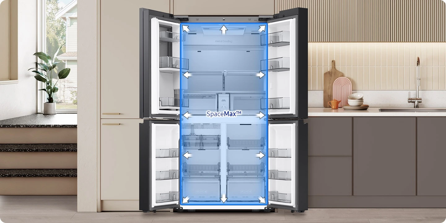 Samsung RM90F67CECEO — SpaceMax i wykorzystanie wnętrza