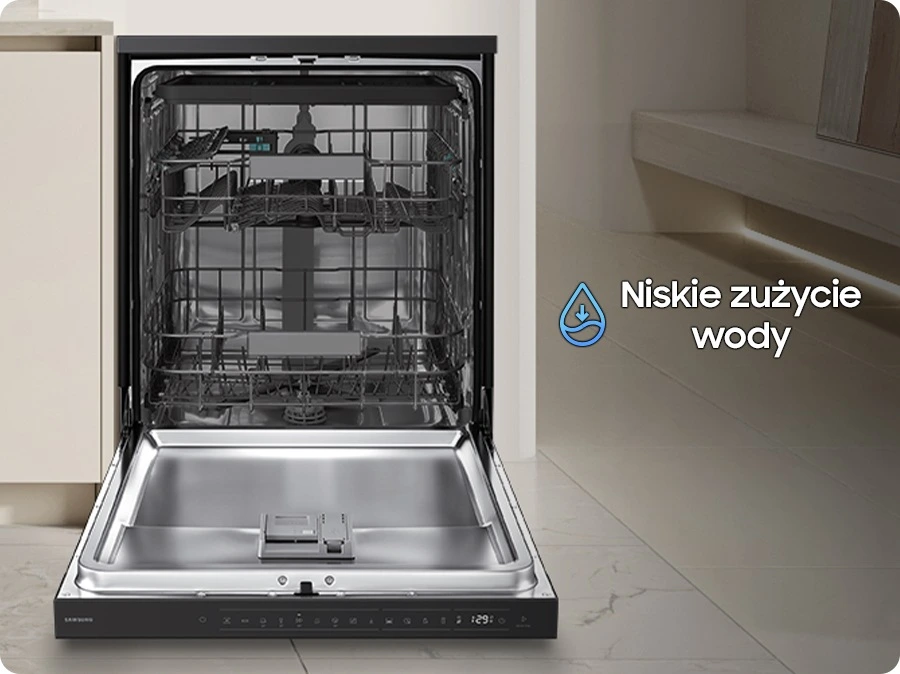 Samsung DW80H73YBFFU1 — Zużycie wody w wybranym cyklu