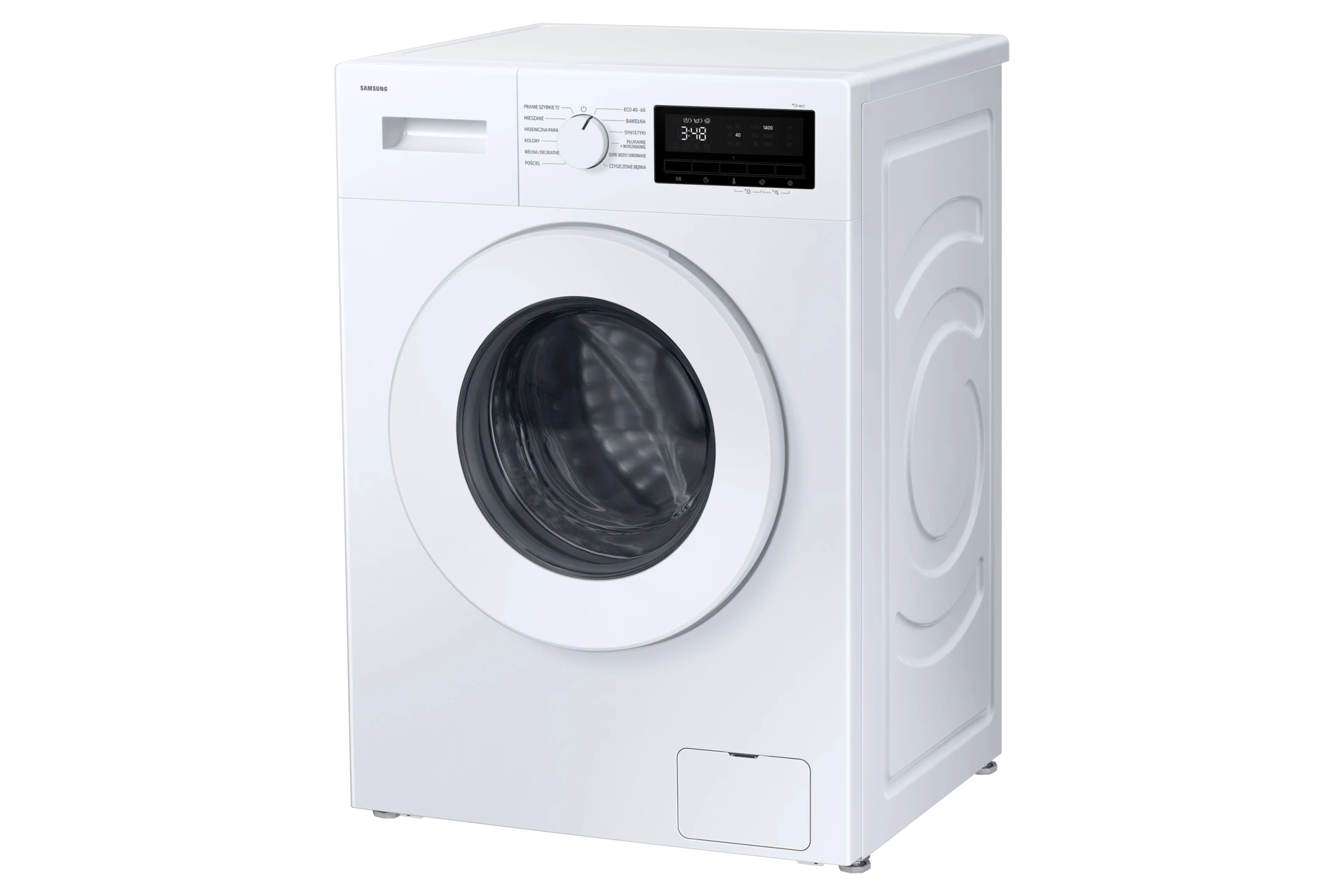 Pralka Higieniczna Para Program Szybki 15' WW90FG3M05TWEO Seria 3000 — widok 3