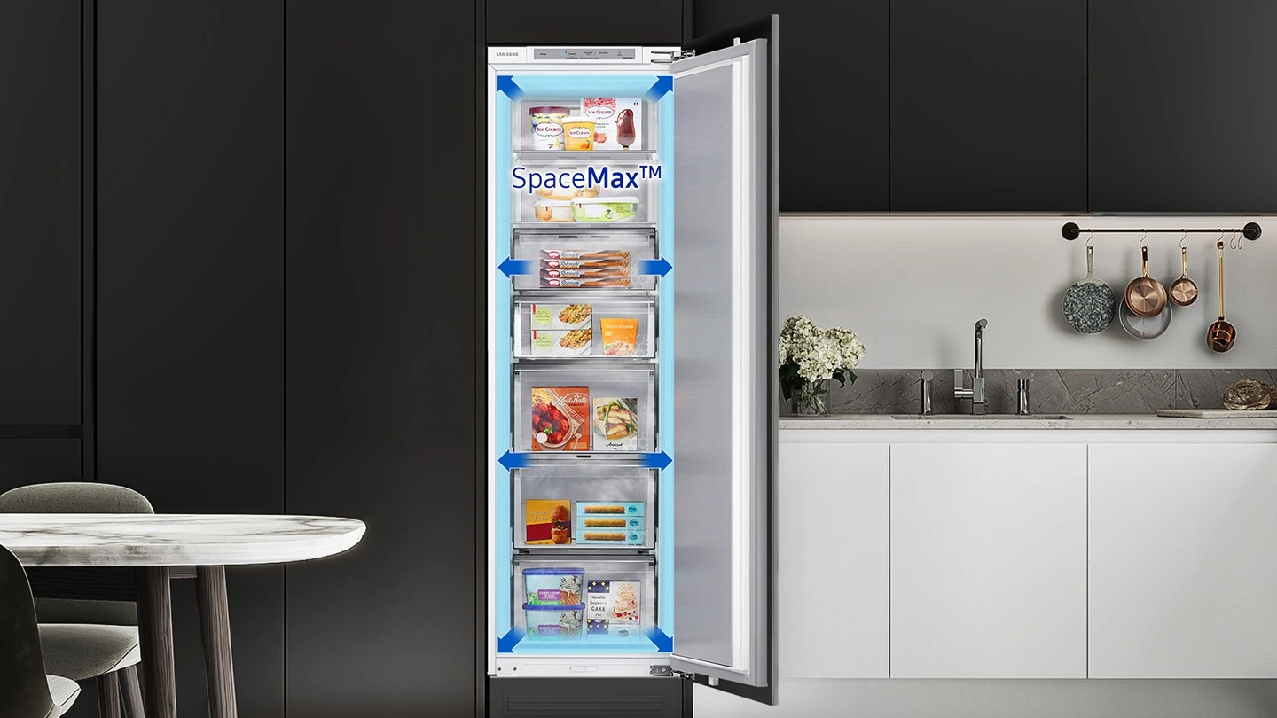 Samsung BRZ22700EWW/EF — SpaceMax i wykorzystanie wnętrza