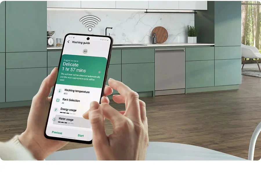 Samsung DW60BB890UAPET — Wi-Fi i obsługa w SmartThings