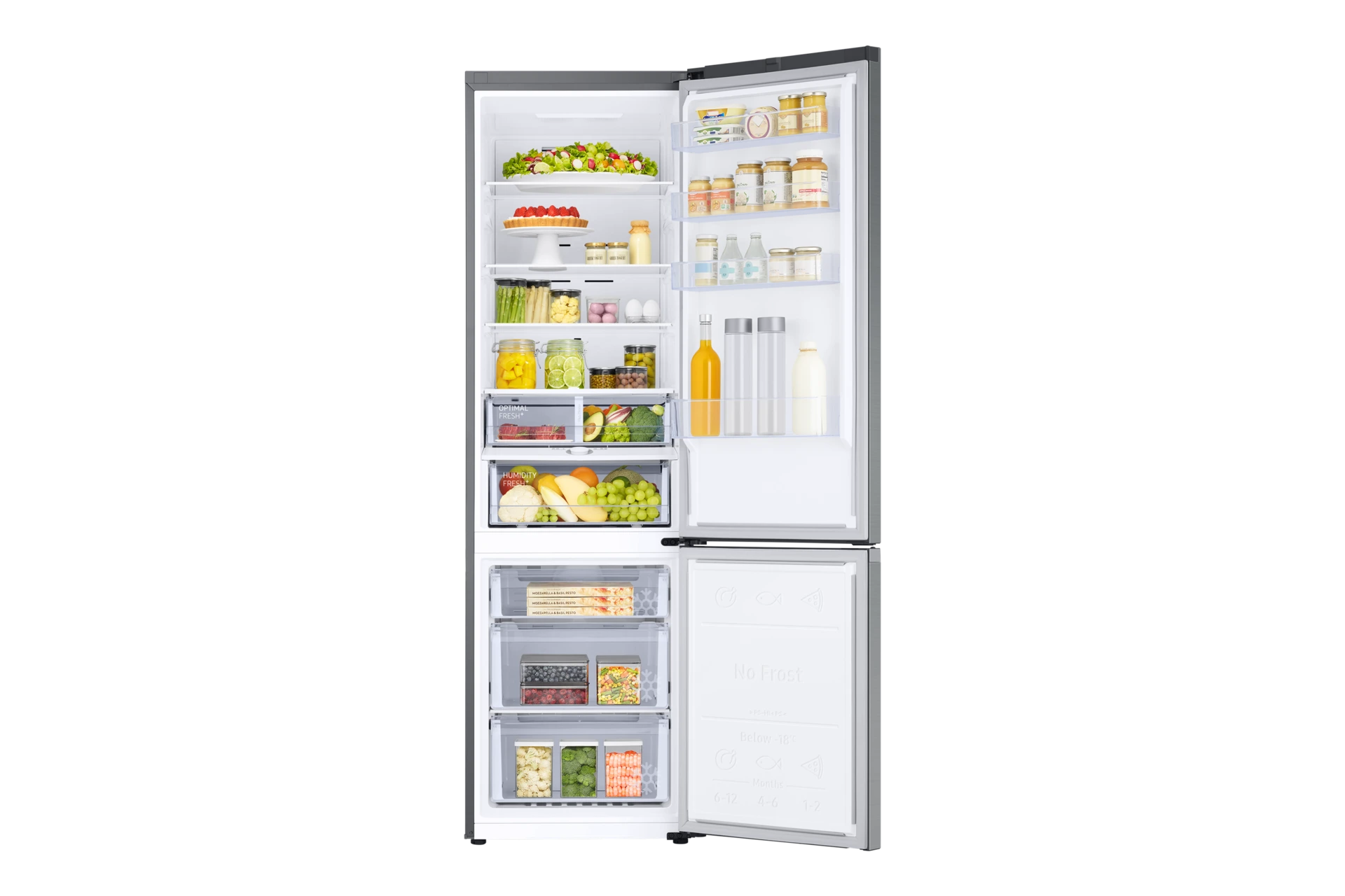 Lodówka AI z dolnym zamrażalnikiem No Frost AI Energy Mode wys. 203 cm RB38C603CS9/EF — widok 6