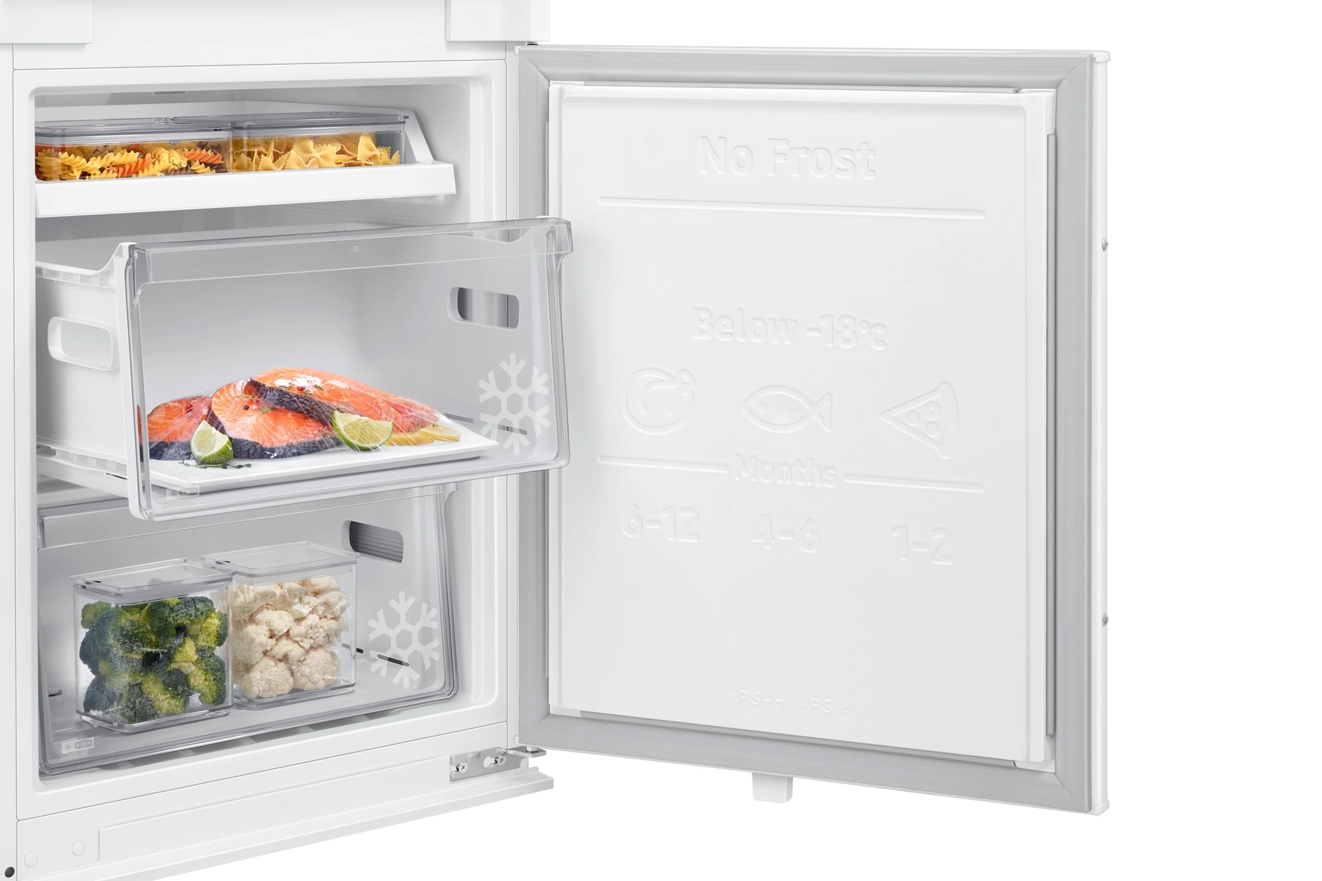 Lodówka do zabudowy AI No Frost Twin Cooling Plus™ wys. 193,5 cm BRB70F30BES0EO — widok 10