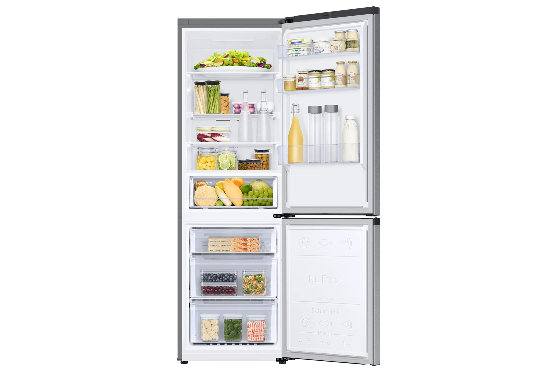 Lodówka AI z dolnym zamrażalnikiem No Frost AI Energy Mode wys. 185,3 cm RB34C601DSA/EF — widok 5