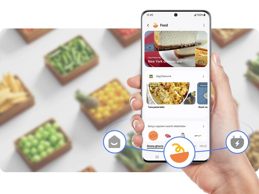 Samsung BRB38G705DWWEF — Samsung Food i planowanie posiłków