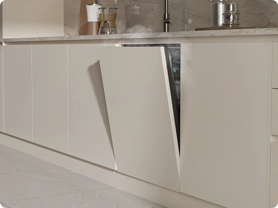 Samsung DW80H73WBI0U1 — Automatyczne otwarcie po zmywaniu
