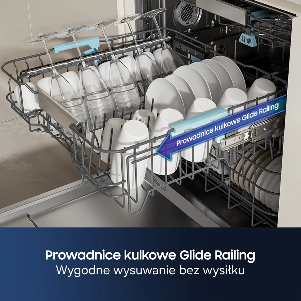 Zmywarka do zabudowy z szufladą CupWash bez panelu 60 cm DW90H79NAB0U1 — widok 27