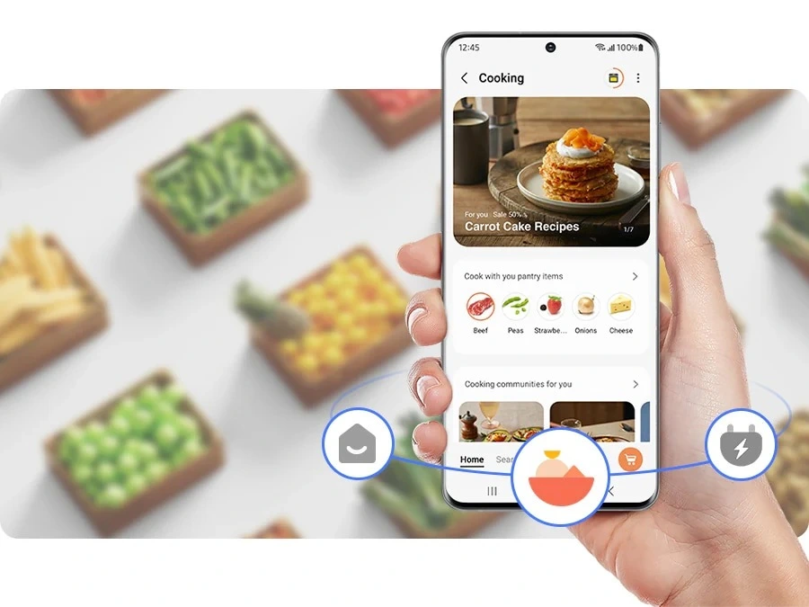 Samsung RF50C530EB1/EO — Samsung Food i planowanie posiłków