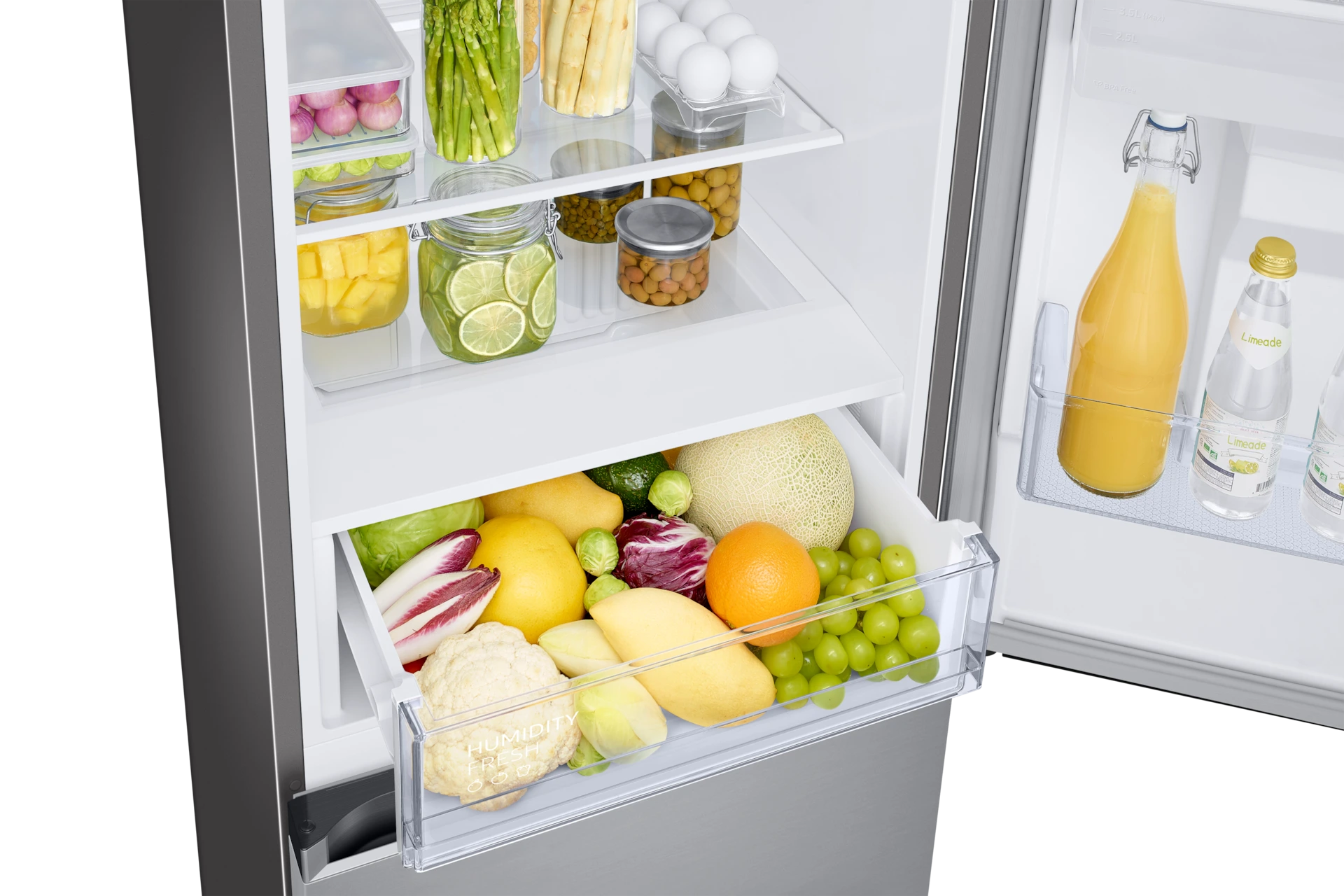 Lodówka AI z dolnym zamrażalnikiem No Frost AI Energy Mode wys. 185,3 cm RB34C672DSA/EF — widok 8