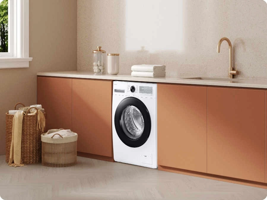 Samsung WW80FG5L32AHEO — Konstrukcja Slim
