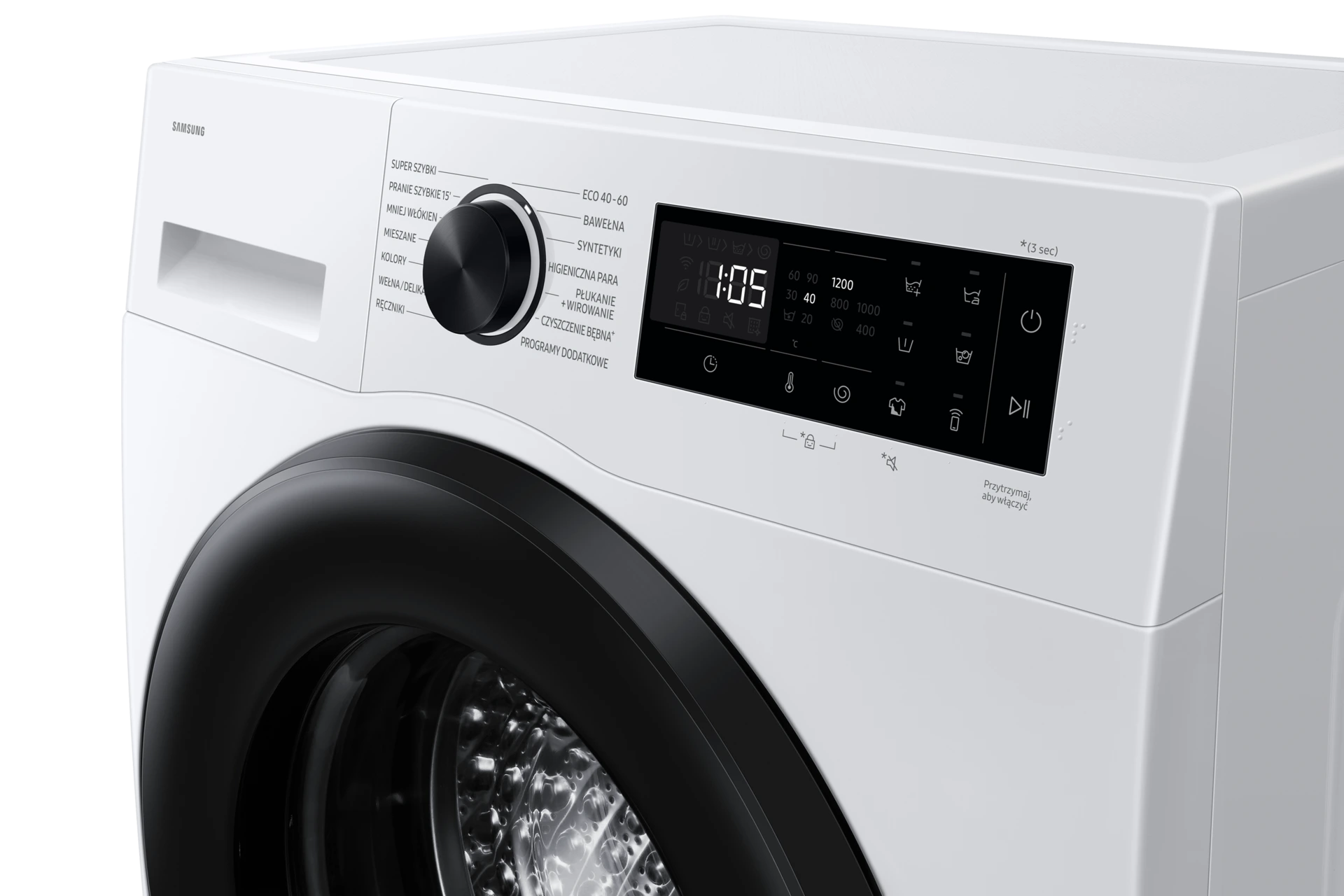 Pralka Slim AI Ecobubble™ Program Super Szybki 39‘ WW80FG5L32AEEO Seria 5000 — widok 8