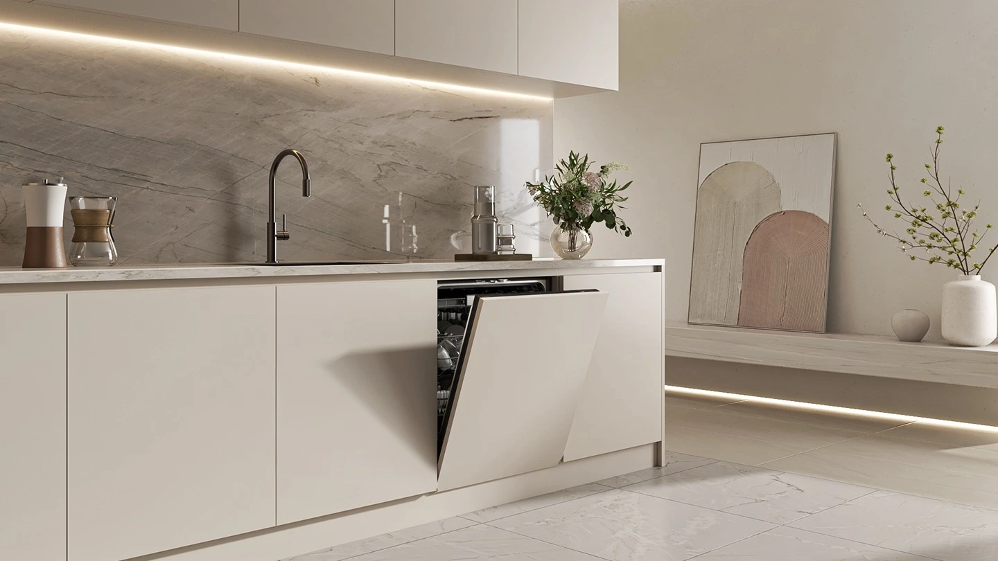 Samsung DW80H73WBI0U1 — aranżacja producenta