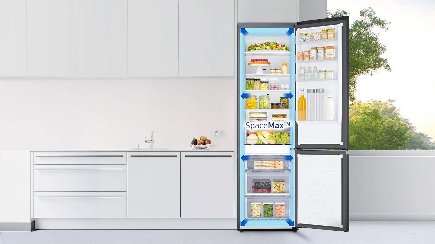 Samsung RB38C600CB1/EF — SpaceMax i wykorzystanie wnętrza