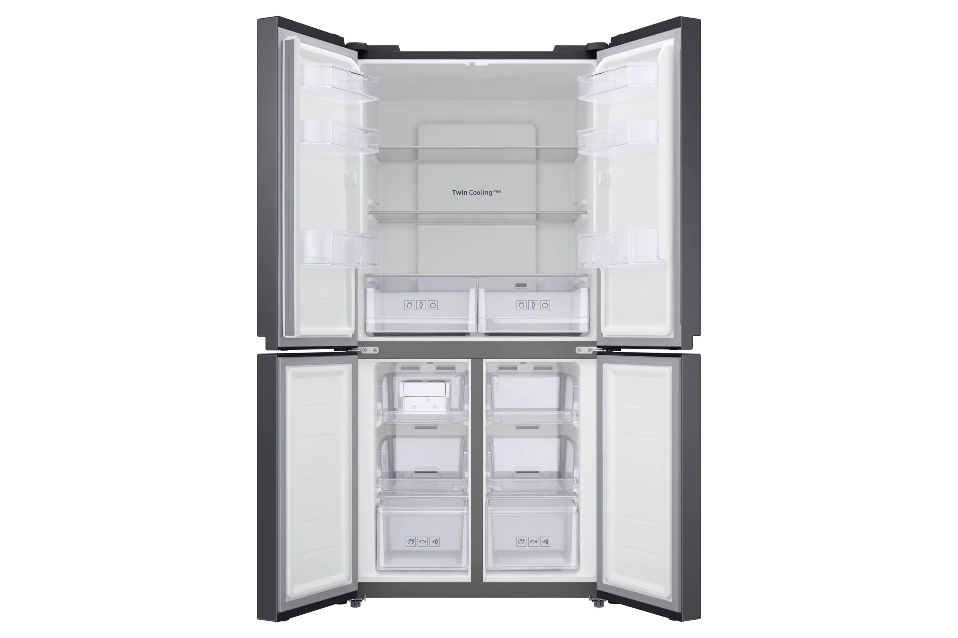 Lodówka Multidoor Slim No Frost Twin Cooling Plus™ wys. 179,3 cm RF48A400EB4/EO — widok 4