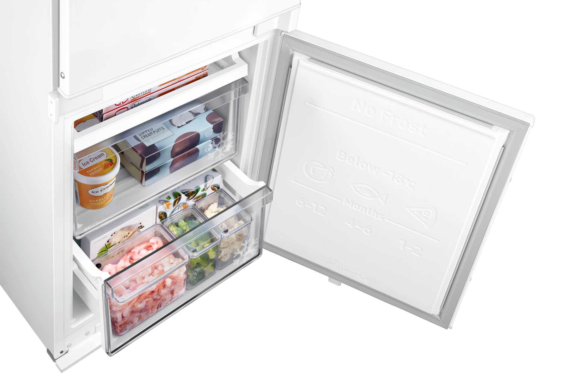 Lodówka do zabudowy AI No Frost Twin Cooling Plus™ wys. 193,5 cm BRB80F30AES0EO — widok 6