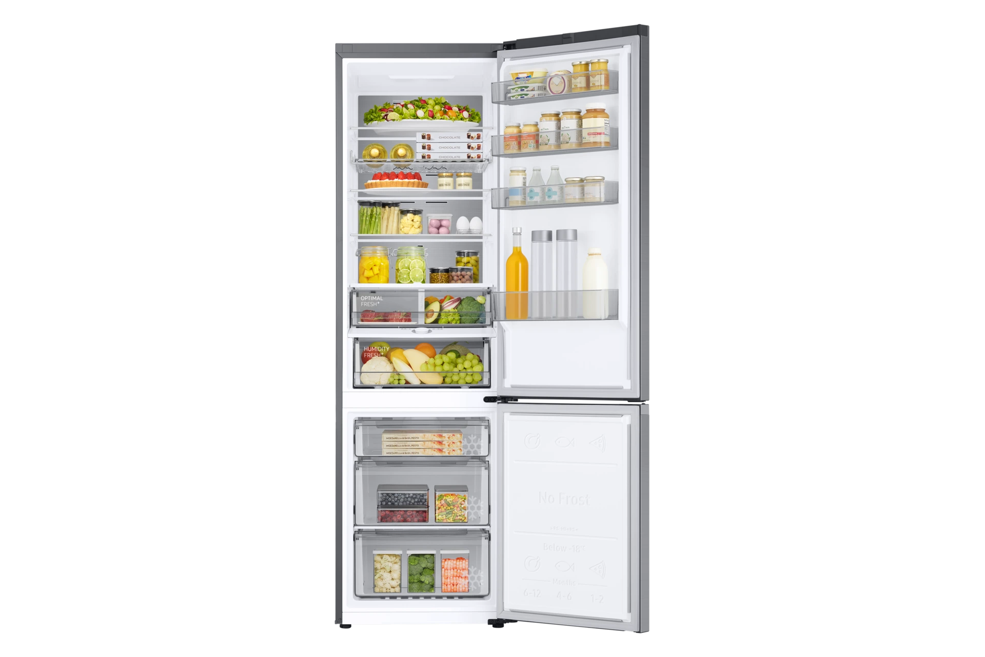 Lodówka AI z dolnym zamrażalnikiem No Frost SpaceMax™ wys. 203 cm RB38C775CS9/EF — widok 5
