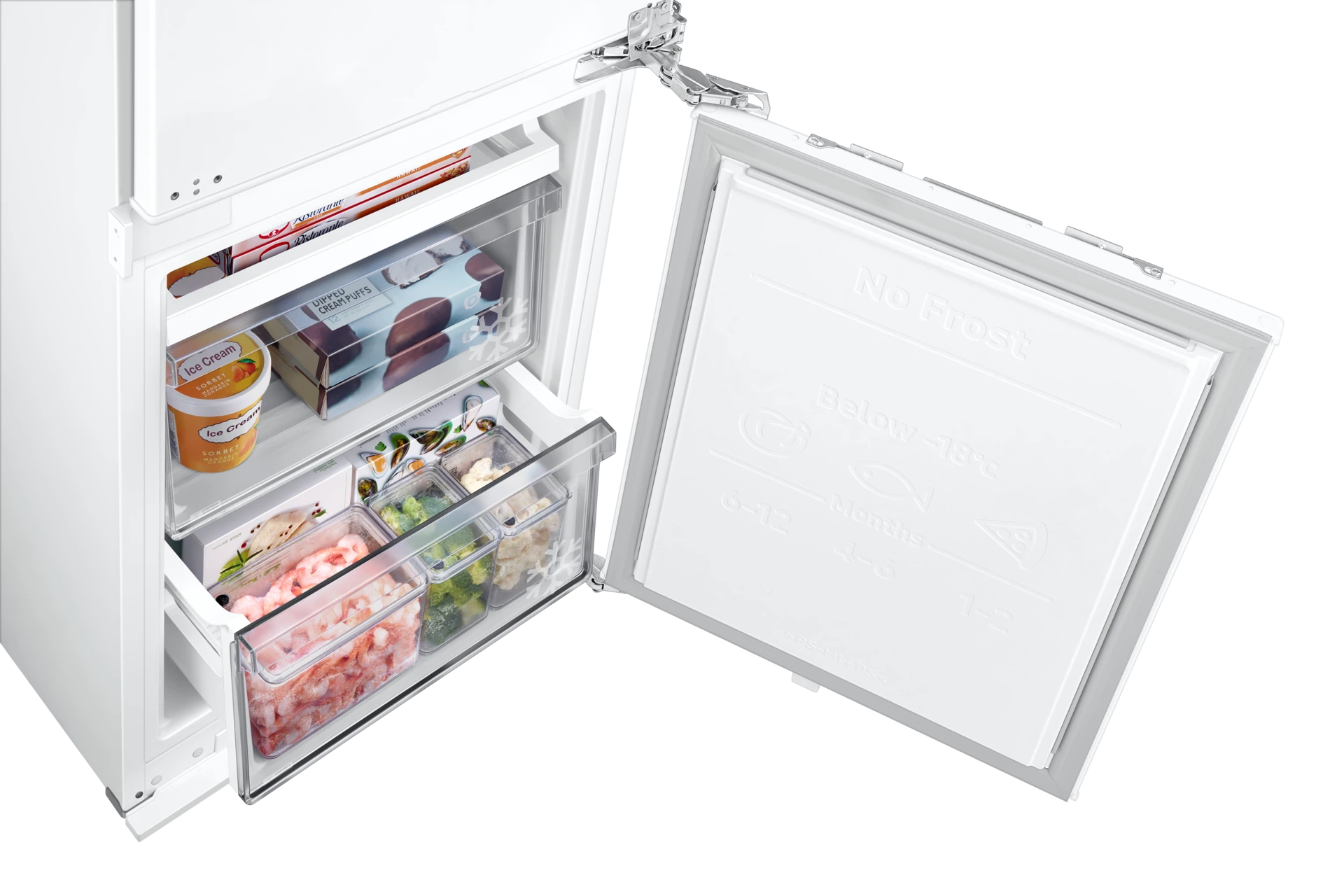 Lodówka do zabudowy AI No Frost Twin Cooling Plus™ wys. 193,5 cm BRB70F30AEF0EO — widok 6
