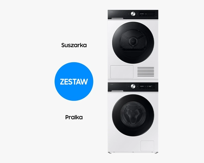 Zestaw Pralka Bespoke AI 11kg WW11DB7B94GEU4 + Suszarka Bespoke AI 9kg DV90DB7845GEU4 — widok 2