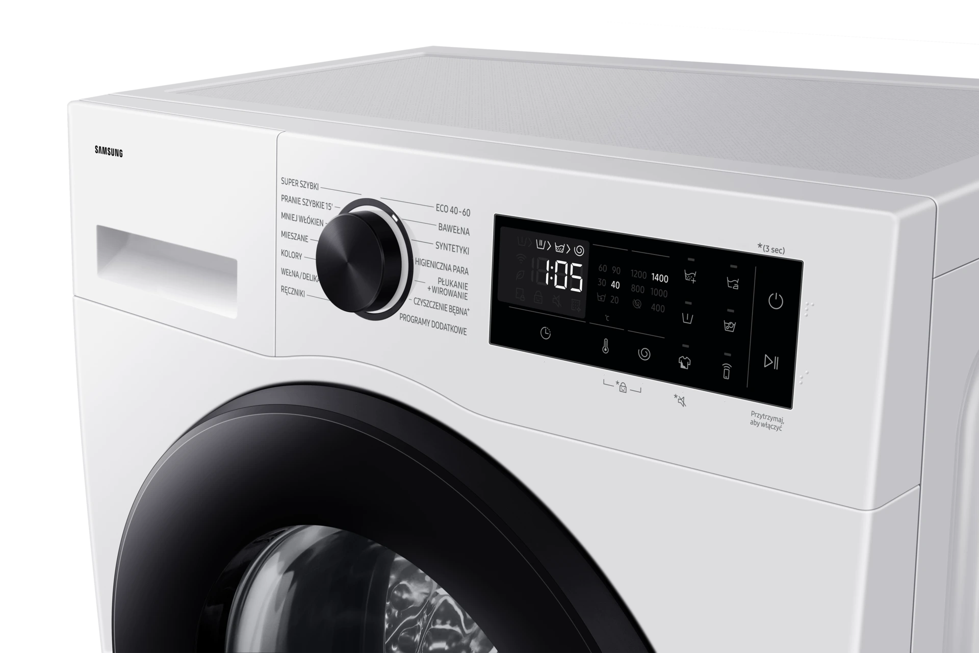 Pralka Slim AI Ecobubble™ Program Super Szybki 39' WW90DG5G34AEEO Seria 5000 — widok 8