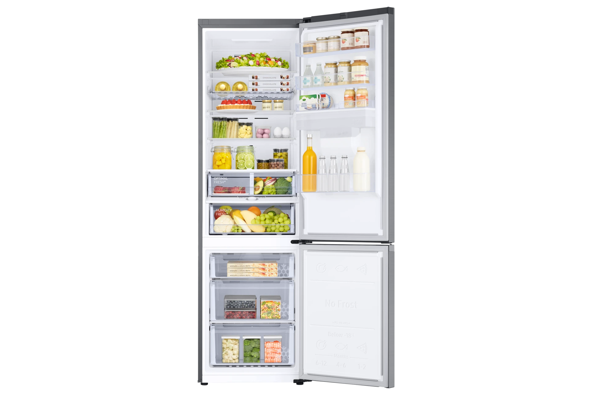 Lodówka AI z dolnym zamrażalnikiem No Frost SpaceMax™ wys. 203 cm RB38C635ES9/EF — widok 5