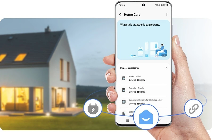 Samsung WW11DG5B25AEEO — SmartThings Home Care