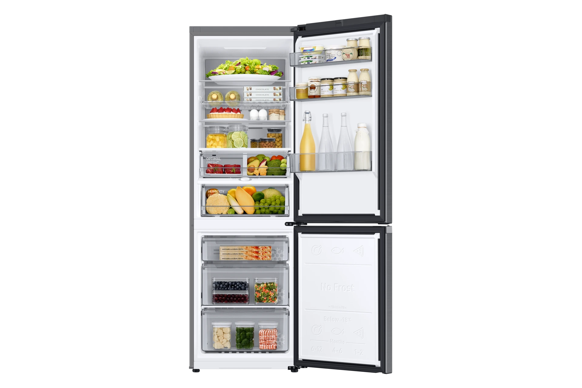 Lodówka AI z dolnym zamrażalnikiem No Frost SpaceMax™ wys. 185,3 cm RB34C775CB1/EF — widok 6