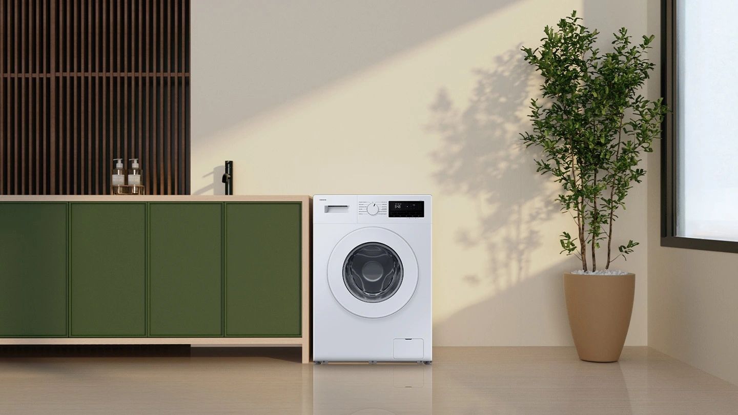 Samsung WW90FG3M05TWEO — aranżacja producenta