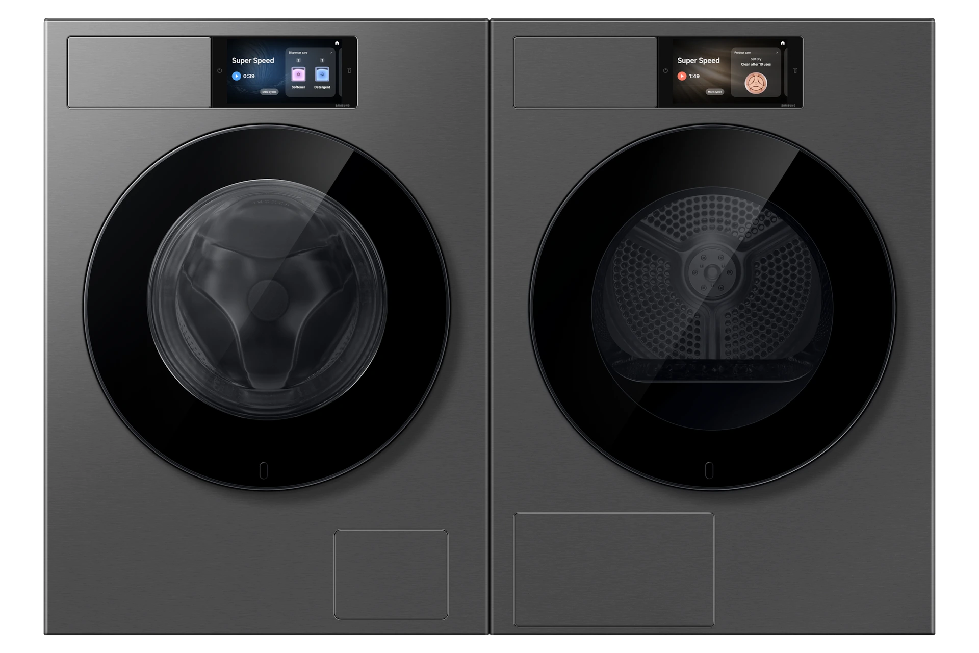 Pralka Bespoke AI Ecobubble™ Ekran 7" WF90H11C4ST2 Seria 9000 — widok 10