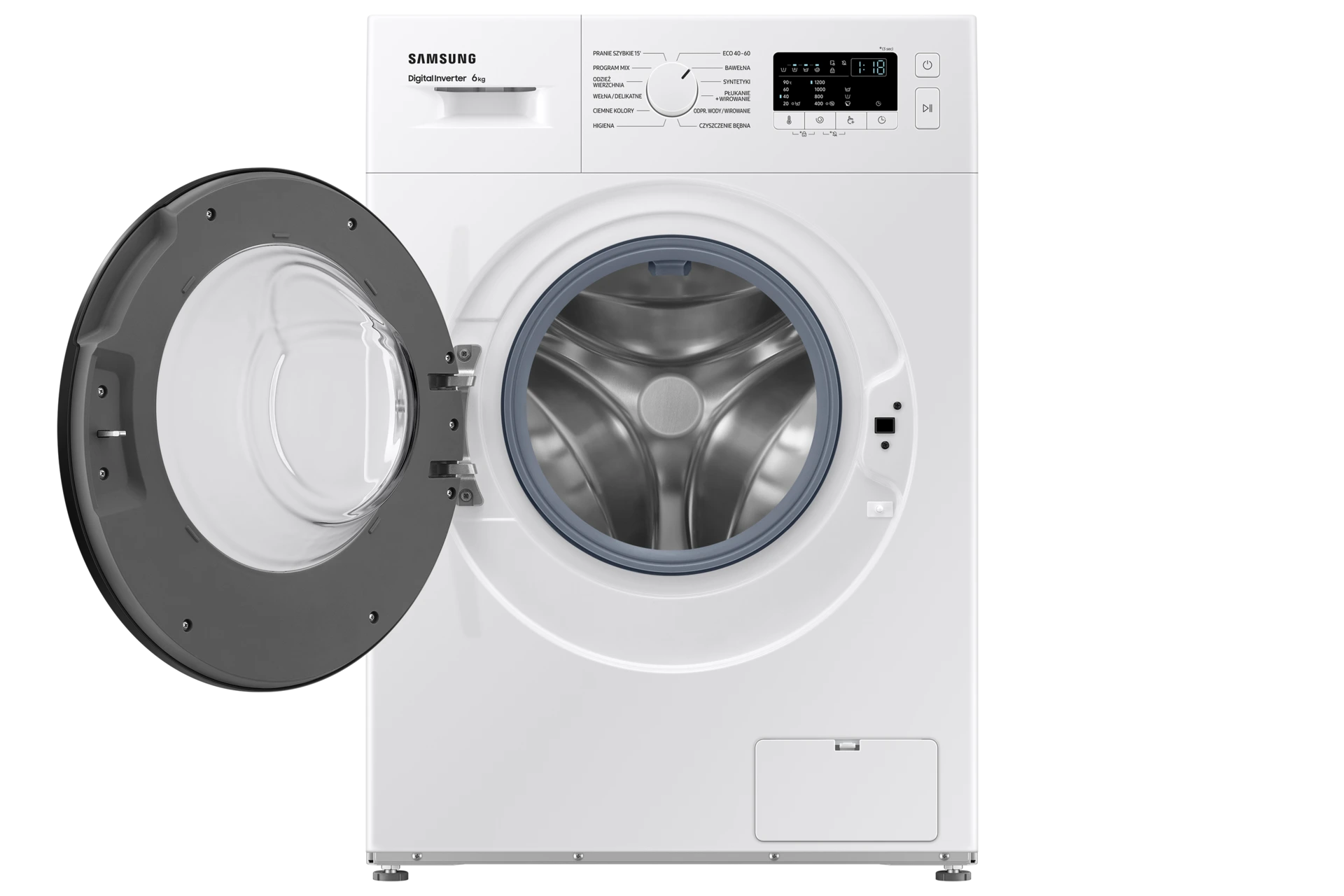 Pralka Slim Higieniczna Para Program Szybki 15' WW60A3120BE/EO Seria 3000 — widok 6