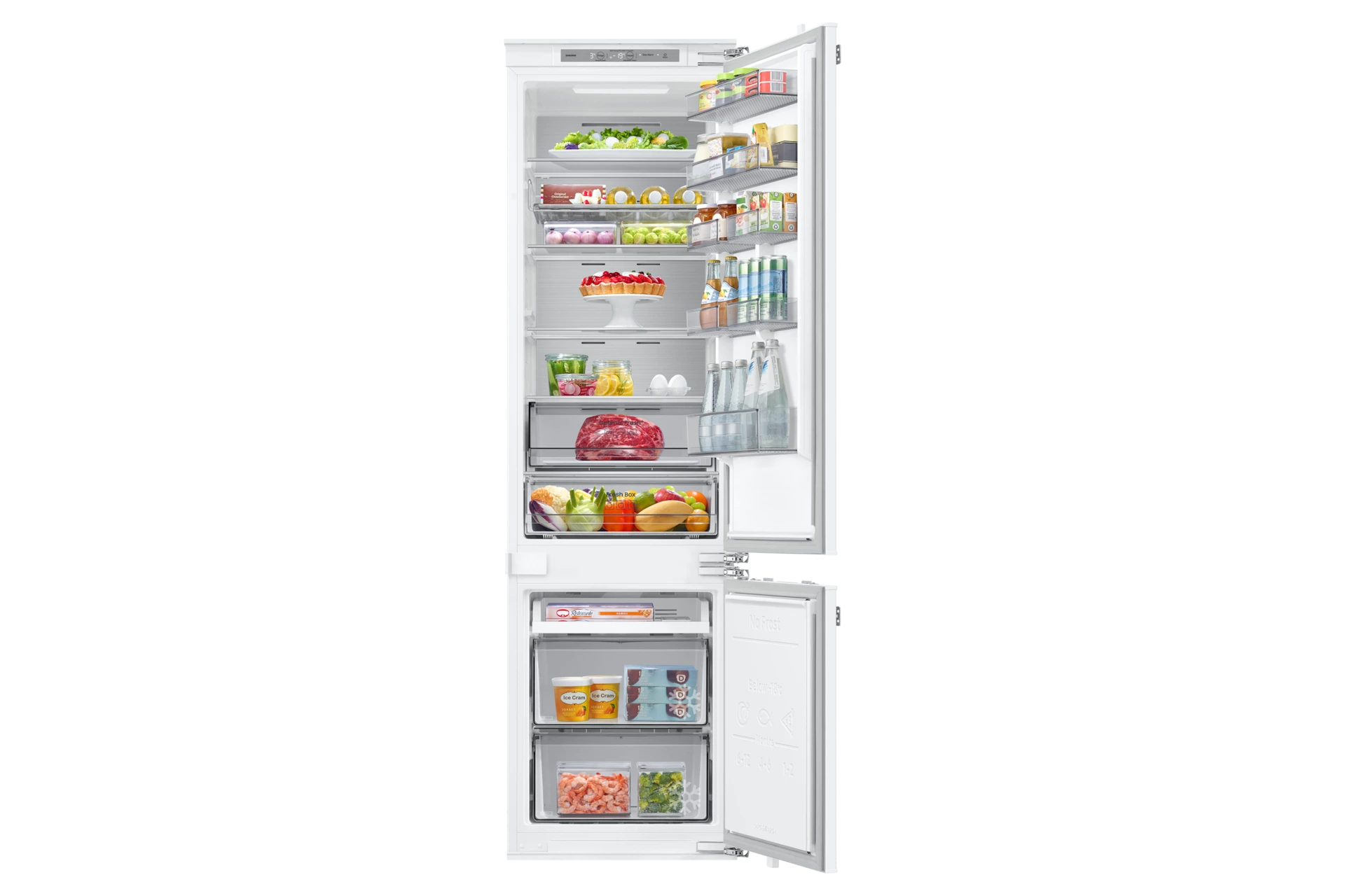 Lodówka do zabudowy AI No Frost Twin Cooling Plus™ wys. 193,5 cm BRB80F30ADF0EO — widok 1