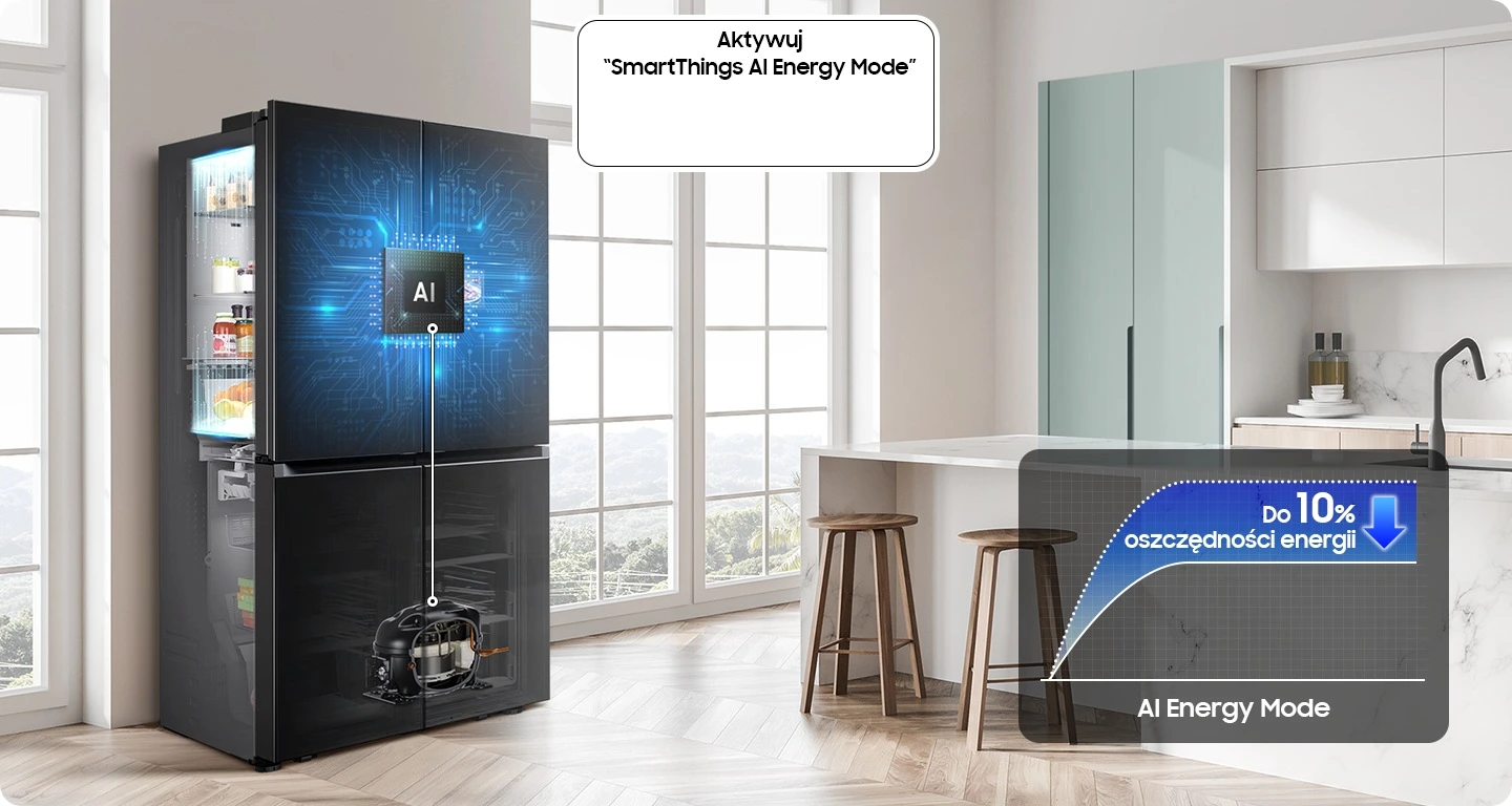 Samsung RM90F67CECEO — Tryb AI Energy Mode