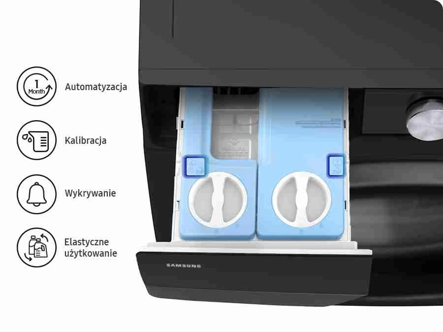 Samsung WD90DG6G94BBU4 — Automatyczne dozowanie środków