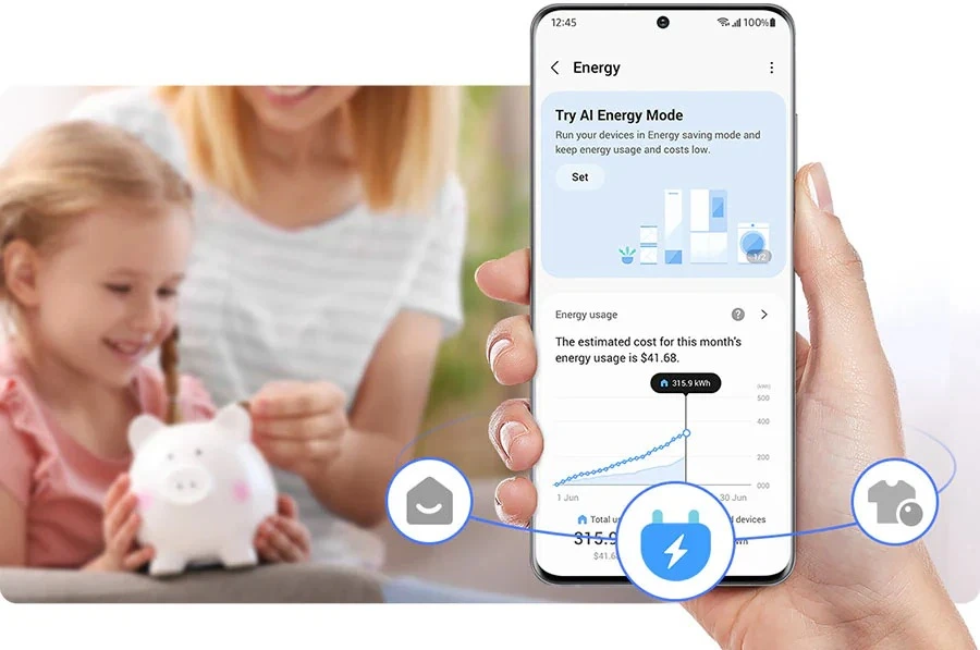 Samsung DW60BB890UAPET — SmartThings Energy