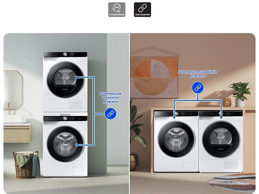 Samsung WW90DG6U25LKU4 — Panel AI Control