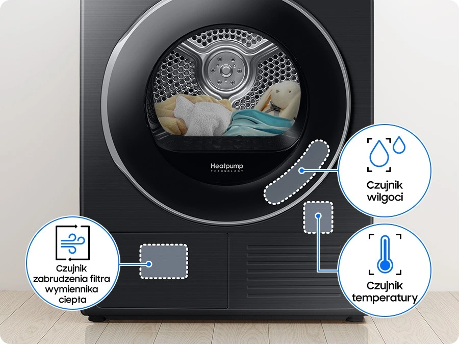 Samsung DV90DG6845LBU4 — Optimal Dry