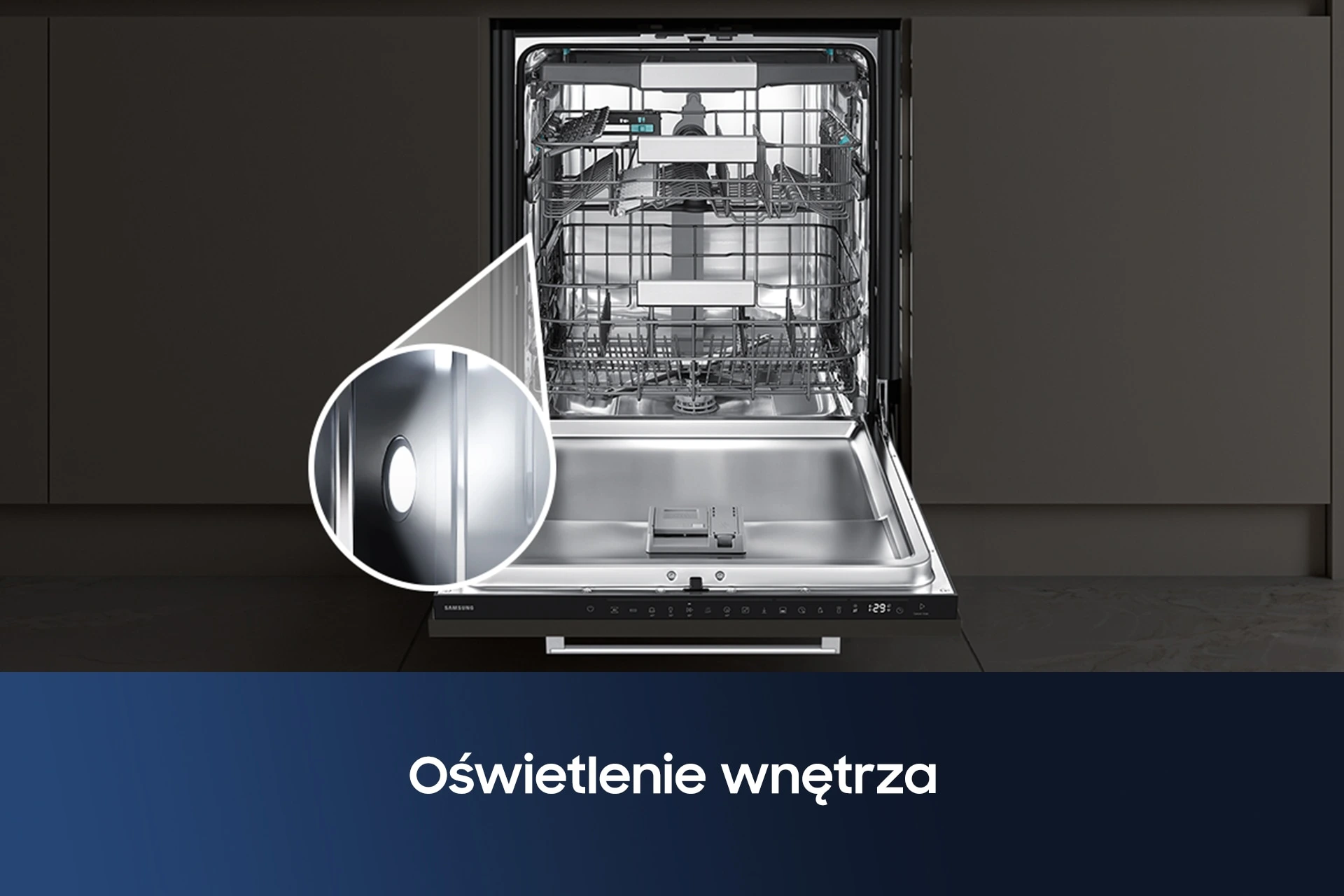 Zmywarka do zabudowy z szufladą CupWash bez panelu 60 cm DW90H79H1B0U1 — widok 20