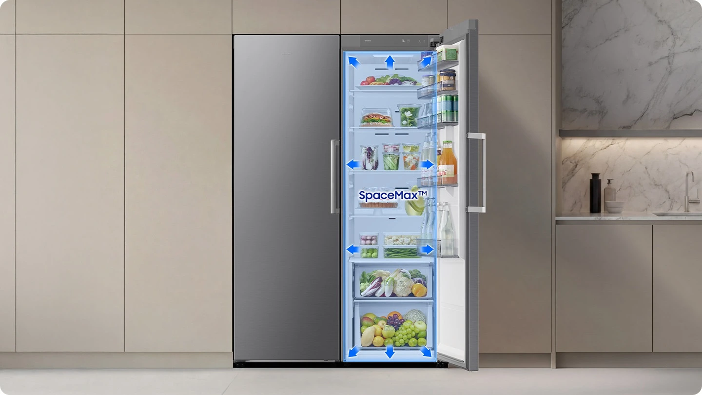 Samsung RR40H39GETEO — SpaceMax i wykorzystanie wnętrza