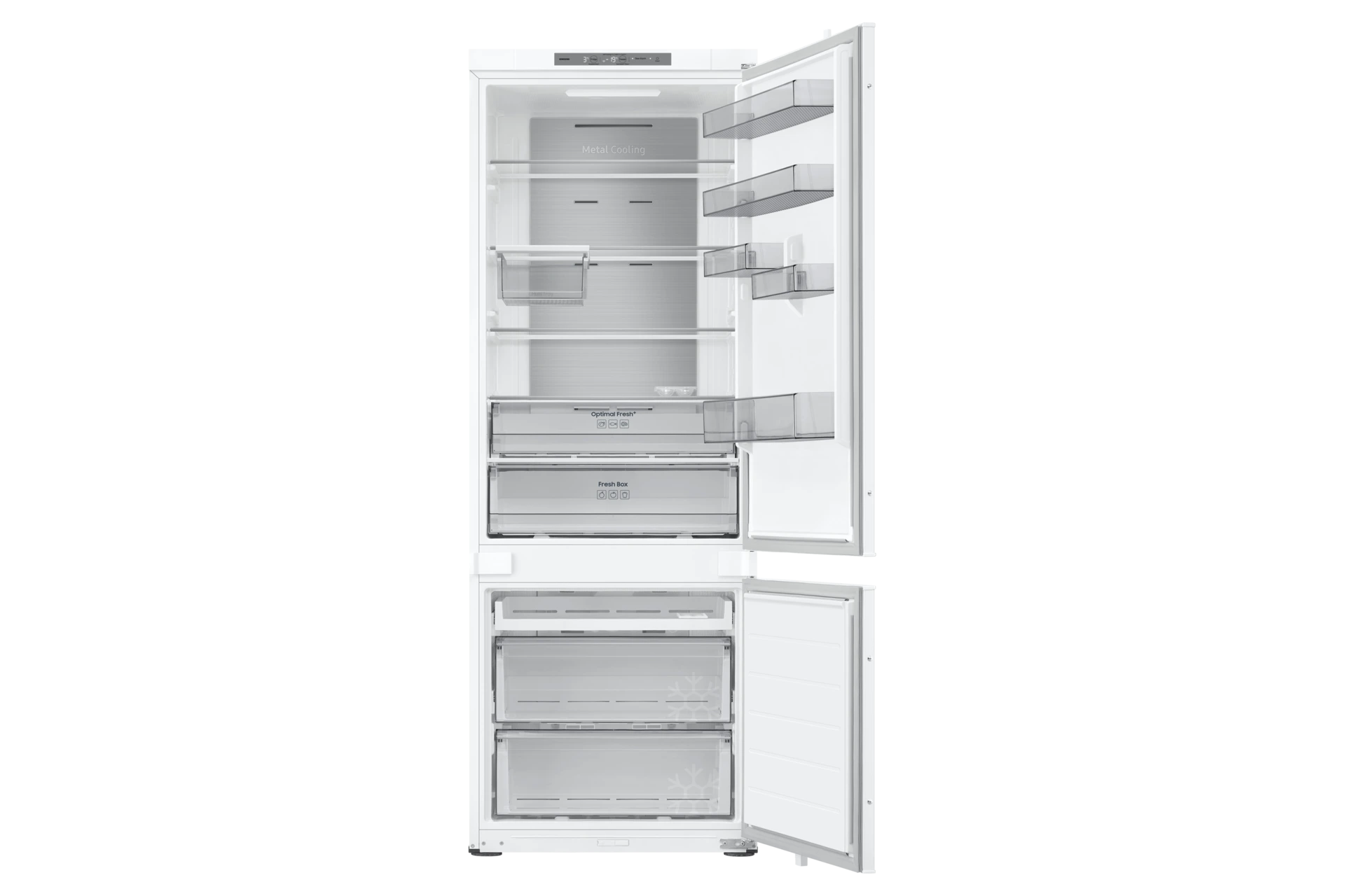 Lodówka do zabudowy Combi MAX AI No Frost SpaceMax™ wys. 193,5 cm BRB38G705DWWEF — widok 5