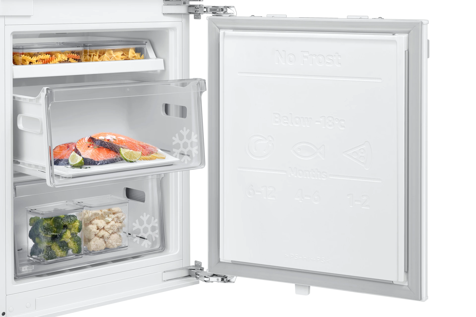 Lodówka do zabudowy AI No Frost Twin Cooling Plus™ wys. 193,5 cm BRB80F30ADF0EO — widok 10