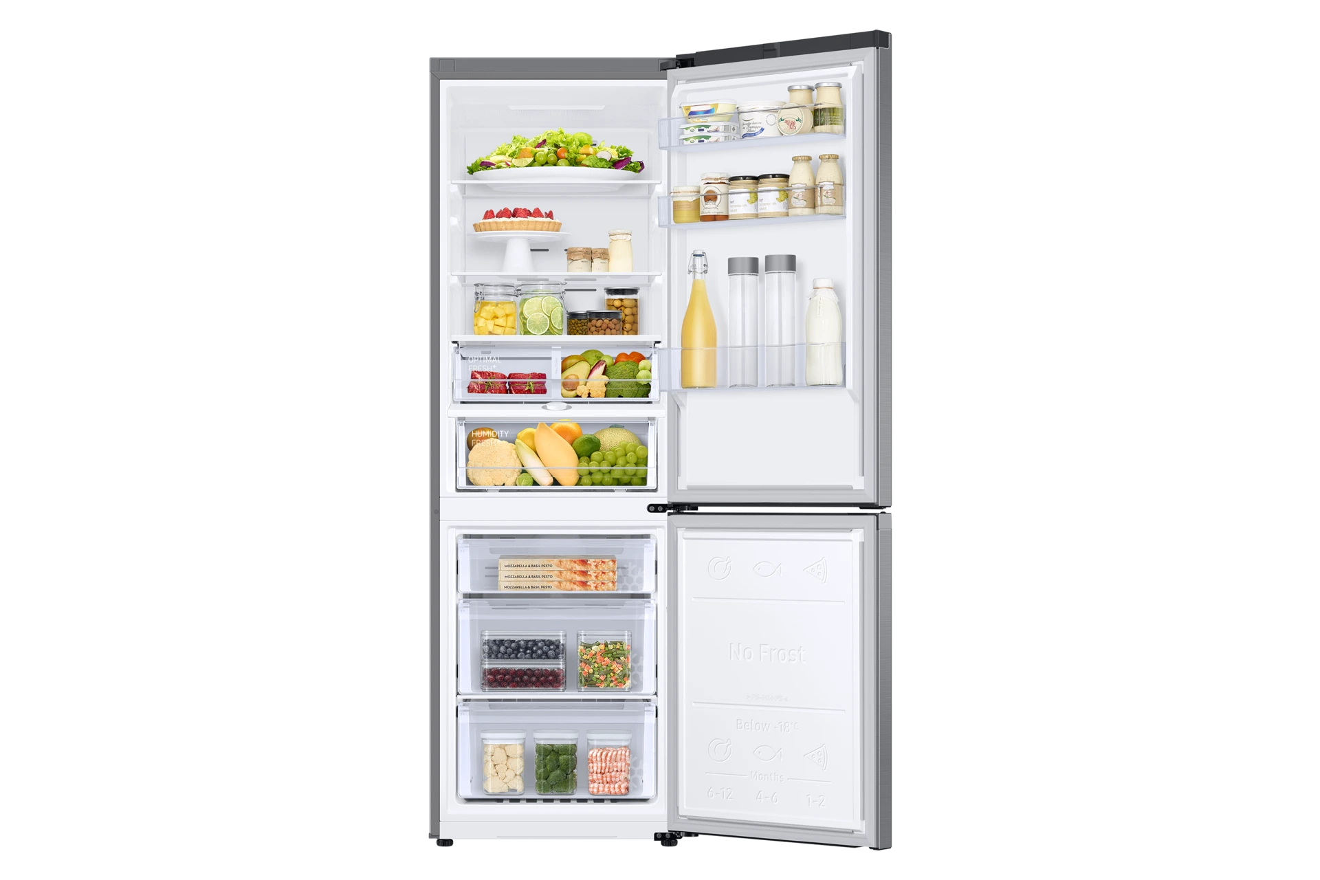 Lodówka AI z dolnym zamrażalnikiem No Frost AI Energy Mode wys. 185,3 cm RB34C603CS9/EF — widok 6