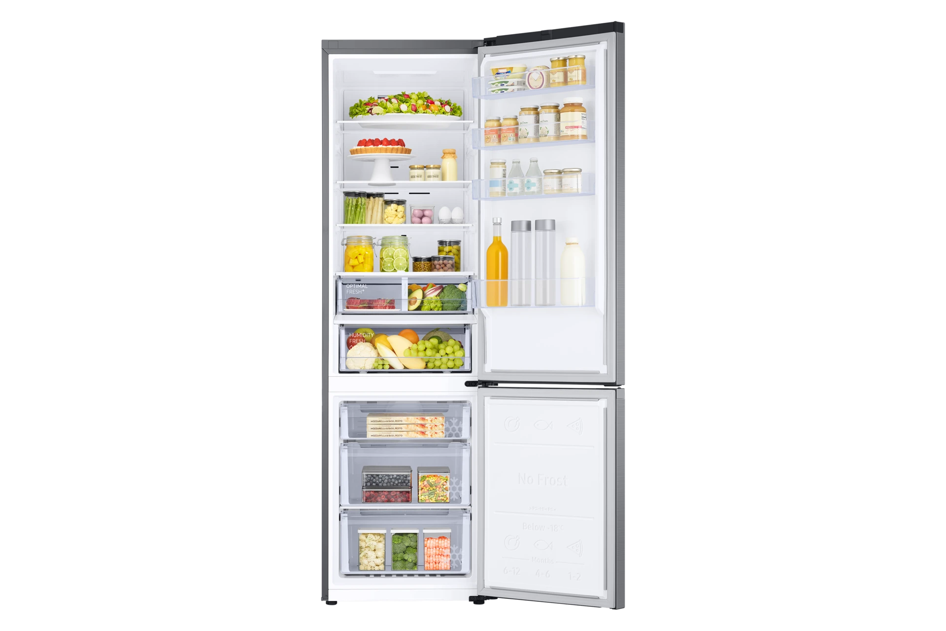 Lodówka AI z dolnym zamrażalnikiem No Frost AI Energy Mode wys. 203 cm RB38C607AS9/EF — widok 6