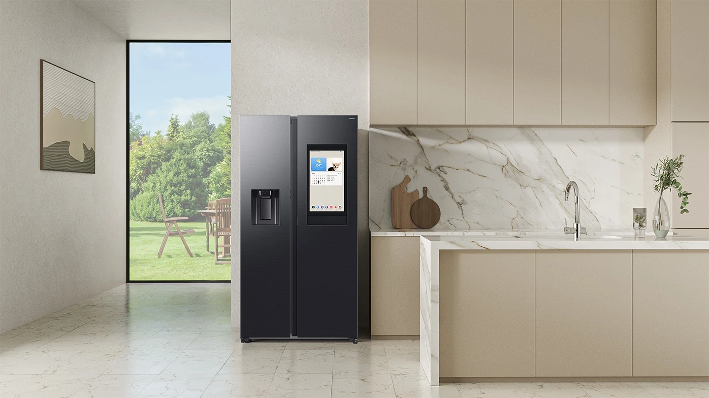Samsung RS90F66BEFEO — aranżacja producenta
