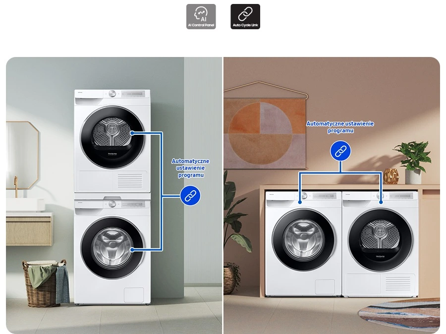 Samsung WW90DG6U25LHU4 — Panel AI Control