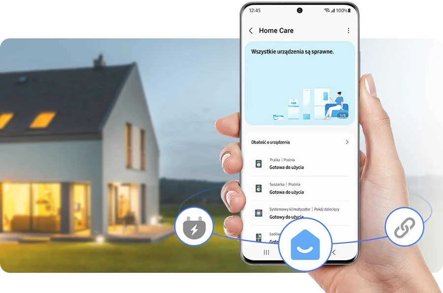 Samsung WW90CGC04DTHEO — SmartThings Home Care