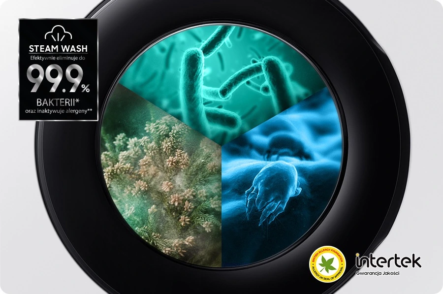 Samsung WW11DG5B25AEEO — Pranie z Higieniczną parą