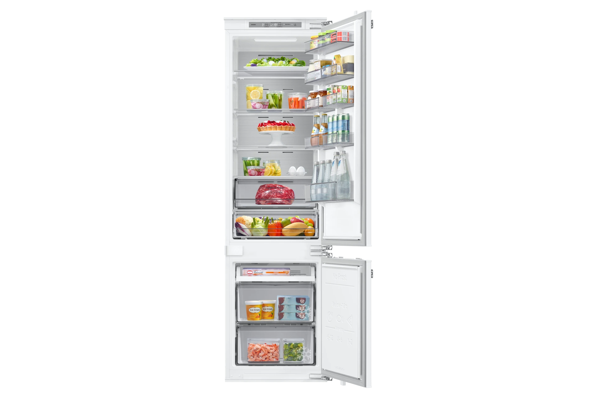 Lodówka do zabudowy AI No Frost Twin Cooling Plus™ wys. 193,5 cm BRB80F30BEF0EO — widok 1
