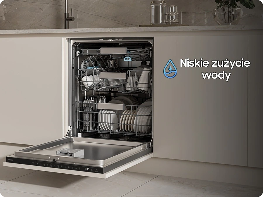 Samsung DW90H79H1B0U1 — Zużycie wody w wybranym cyklu